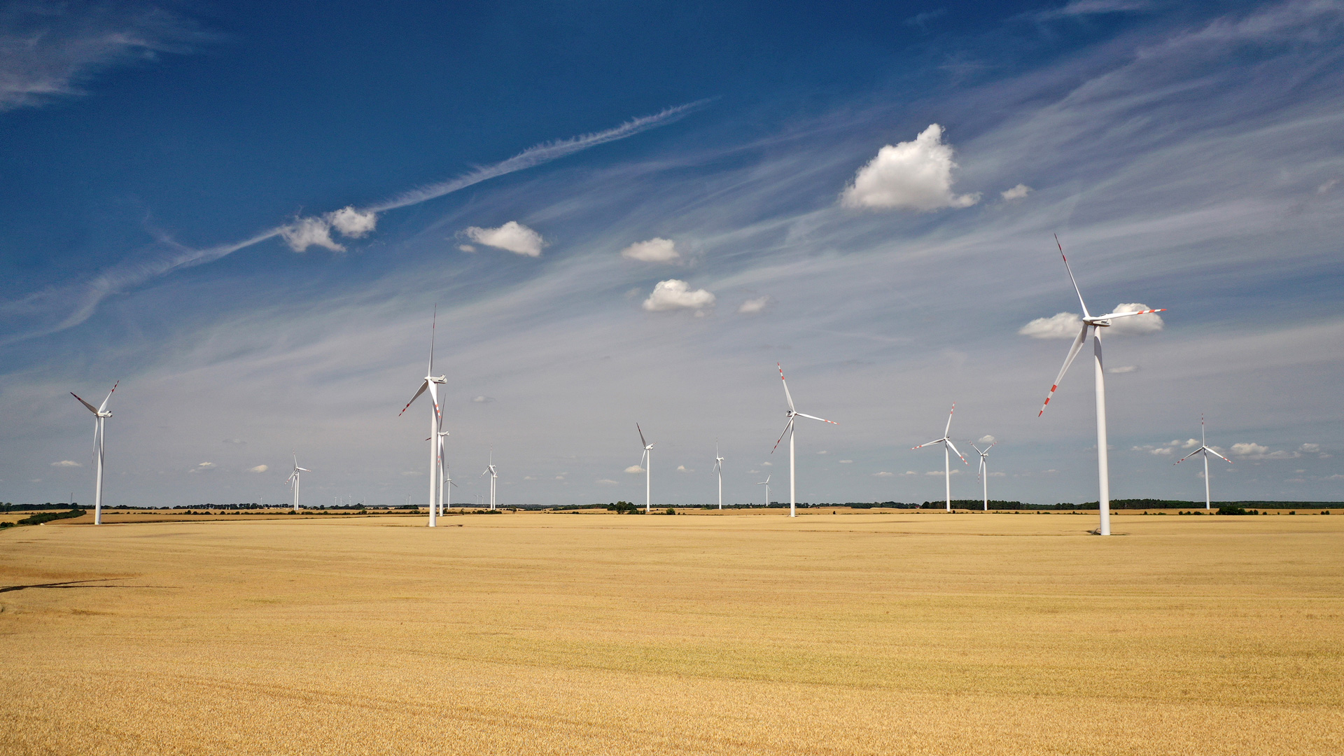 Picture of Qair's onshore wind park Rzepin in Poland
